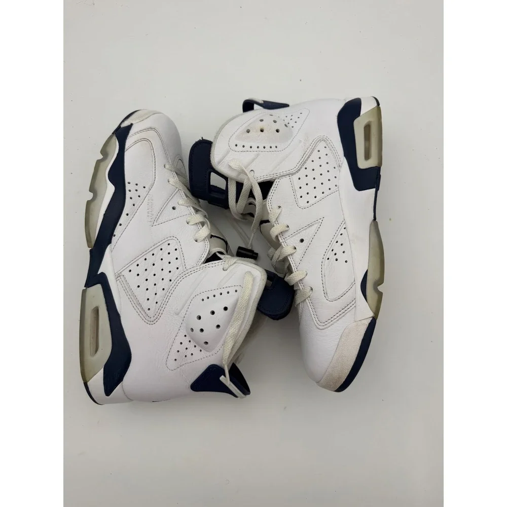 Jordan 6 Retro Midnight Navy White Blue Sneakers CT8529-141 Mens 11